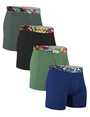 B-black/Dark Gray/Dark Blue/Green(4 Pack)