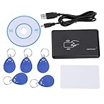 Nikou RFID Reader Writer Card Reader, USB ID Card Writer & Copier 125khz USB RFID Card Duplicator With 5PCS Key Tag