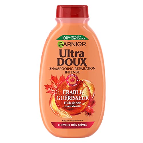 Garnier ultra doux shampooing huile de ricin et sève d'erable 300ml - vue 4