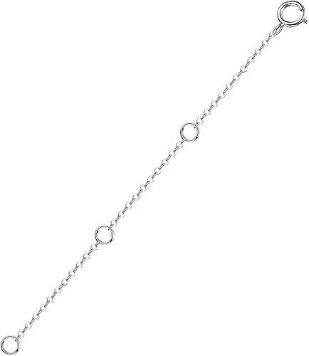 Miniatura 9 de Extensor de Collar de Oro Sólido de 14K Extensor de Pulsera Real de 2 3 4 Pulgadas Cadena Ajustable Duradera Extensión de Tobilleras de Oro para Oro