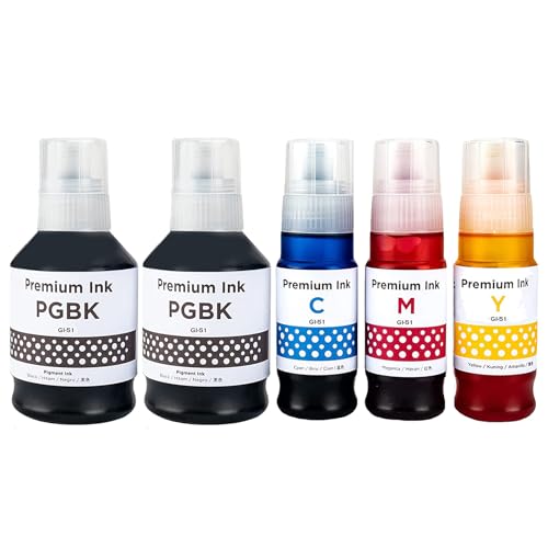 SHUOLEI GI51 Tintenpatronen Multipack 5-Pack