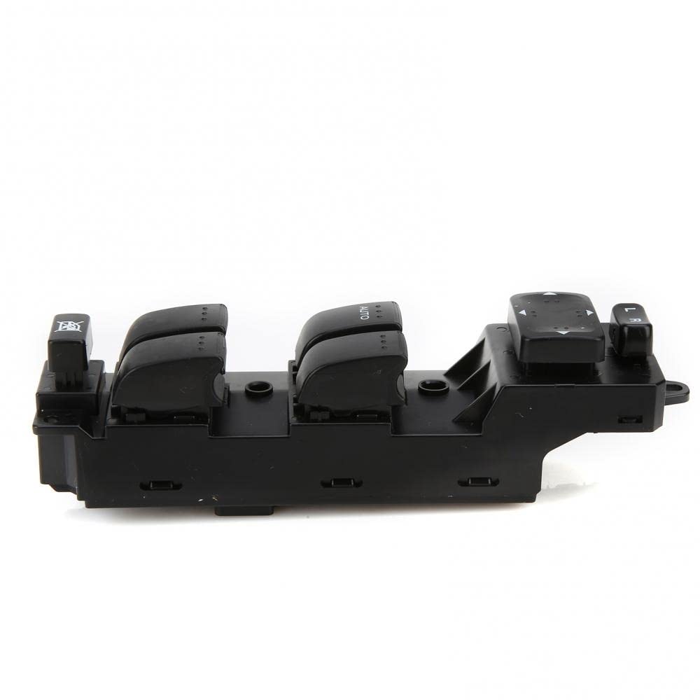 Interrupteur Fenêtre électrique Pour Mazda 5 Premacy CX-7 - Modèle CC43-66-350A, Côté Conducteur Gauche, Remplacement Direct, Plastique Noir - Compatible 2007-2011