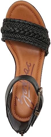 ZODIAC Womens Sabeen-espadrille Espadrille Wedge Sandal, Black, 9 US | Image 5