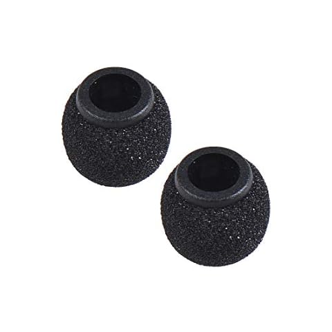 Canfon 2 Pack Mini Size Lapel Microphone Foam Cover, Lavalier Microphone Windscreen Replacement for Sony Microphone Cover