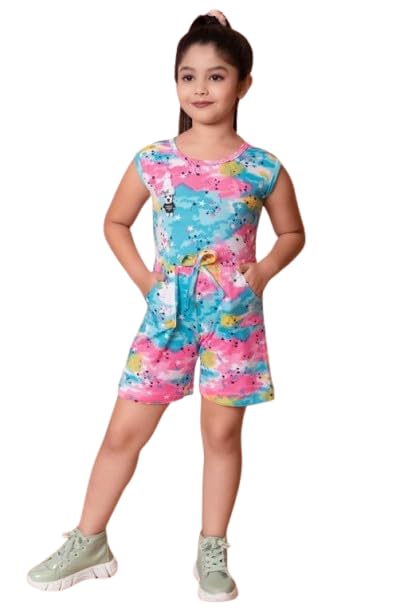 Kid Girls Multicolour Sleeveless Round Neck Jumpsuit Dress - Review, Price and Buying Guide