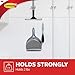 Command Medium Wire Toggle Hooks, Damage Free Hanging Wall Hooks with Adhesive Strips, No Tools Wall Hooks for Hanging Organizational Items in Living Spaces, 7 White Hooks and 8 Command Strips