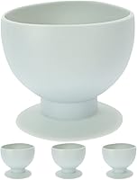 Vista 2 de Toyvian 4 unids tope de puerta protector de pared redondo silicona protector parachoques protector niños seguridad puerta perilla cubierta protectora