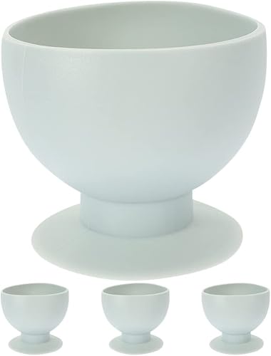 Miniatura 2 de Toyvian 4 unids tope de puerta protector de pared redondo silicona protector parachoques protector niños seguridad puerta perilla cubierta protectora