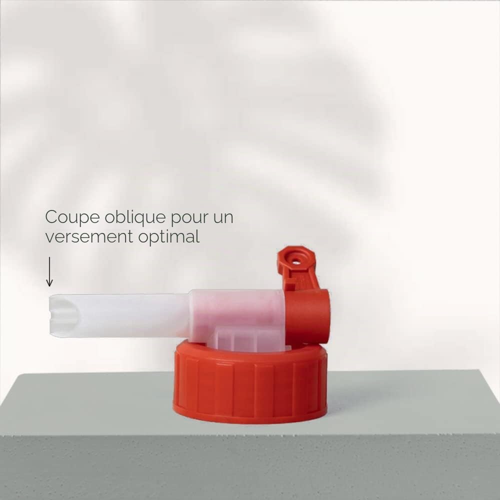 BiOHY Bec verseur DIN 45 (lot de 3) | Robinet pour bidon | Bec verseur/Robinet doseur adapté aux bidons de 5/10 litres avec filetage DIN 45