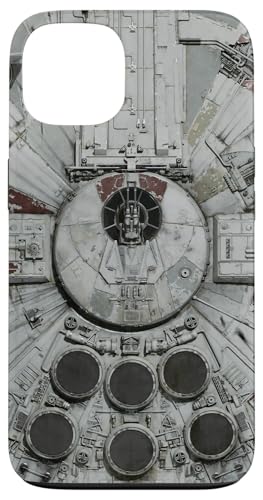 Star Wars Millenium Falcon Gros Plan Gris Coque pour iPhone 13