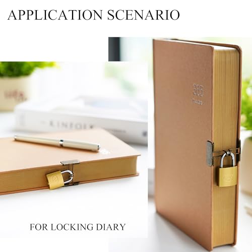 12 Packs Mini Luggage Locks with Keys Small Keyed Padlock for Locker,Suitcase,Gym,Travel Bag,Outdoors Backpack,Small Locks for Jewerly Box3