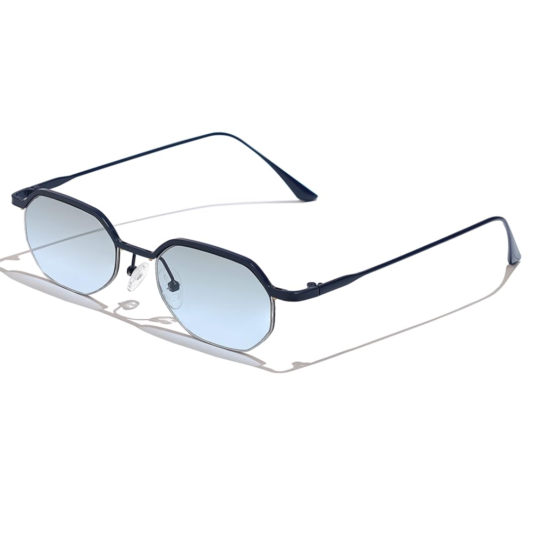 Lunettes de soleil rétro pour hommes, monture en métal, protection UV400 pour femmes