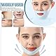 VOMZIKL V Gesichtsmasken,Wiederverwendbare V-Linienmask,für Doppelkinn und schlaffe Gesichtshaut, Face Bandage, V Line Mask, Reusable V Line Chin strap