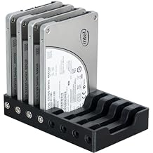 Hard Drive Rack for SSD 2.5", 8 Bay, 7mm Hard Drive, SSD Hard Drive Caddy, HDD Rack, Hard Drive Case