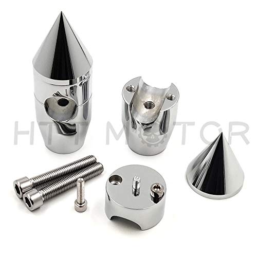Httmt Mt030-005-1-Cd Chrome Handlebar Risers Compatible With Shadow Spirit 750 Aero Vtx 1300 C 1800N Valkyrie #TOP1