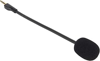 Replacement Mic for Logitech G PRO G PRO X, Detachable Microphone Boom, 3.5mm Game Mic, 360 Degrees Rotatable, Bendable Microphone Arm, Noise Reduction