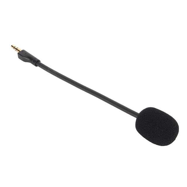 Mic Boum Mic Boumentu Rotatable Mikrofon Boomowy Redukcja Szumów Mic Mic Mic ze Złotymi Wtyczkami, Elastyczny Odłączalny Zestaw Słuchawkowy do Gier dla G Pro G Pro X