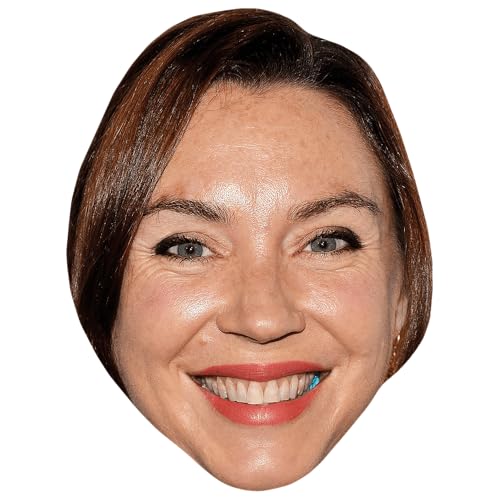 Bild: Stephanie Courtney (Smile) Maske aus Karton f�r 8,97 EUR bei amazon.de