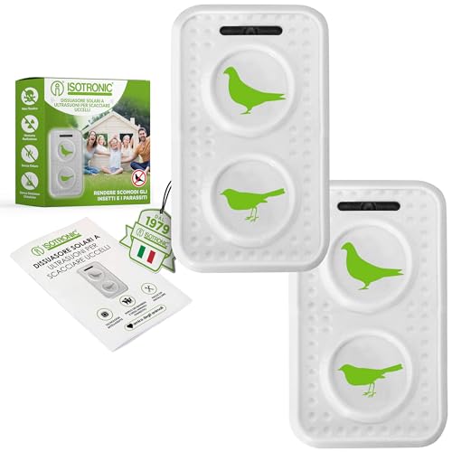 ISOTRONIC Deterrente per piccioni e uccelli (2 Set)