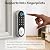 Keyless Entry Fingerprint Deadbolt Smart Lock: Sifely Digital Front Door Keypad with App Control, Electronic/Electric Deadbolt with Fingerprint & Code Access, Auto Locking, Easy to Install (Silver)