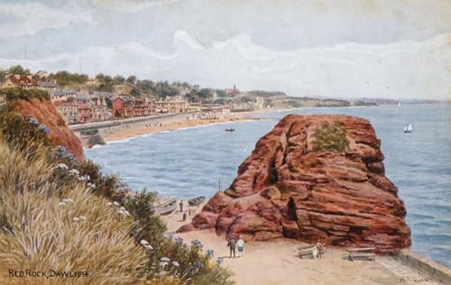 Graffiti Art Mural Red Rock Dawlish Alfred Robert Quinton Peinture Poster Moderne 60x90