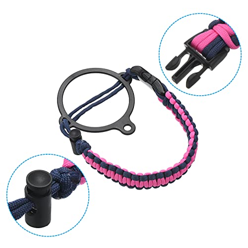 PATIKIL Water Bottle Holder, Paracord Handle Carrying Lanyard Strap Carrier with Ring for 12oz to 64oz Wide Mouth Bottles - Image 4