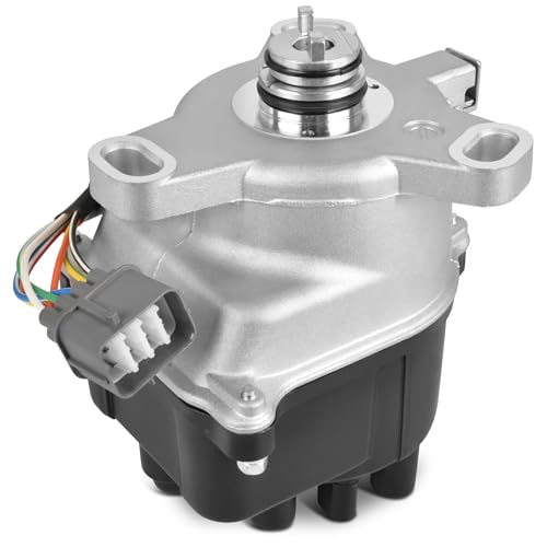 HYR Ignition Distributor with Cap and Rotor Fits Honda CRV CR-V 1999 2000 2001 L4 2.0L, Replace TD-74U TD74U 30105-P6T-T01 30100-P6T-T01