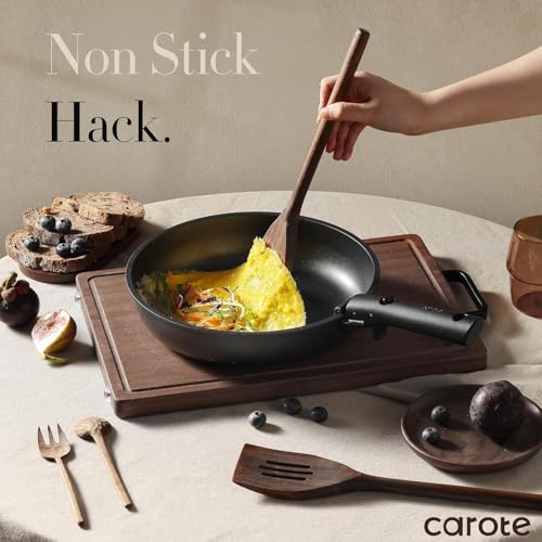 image for CAROTE 6pcs Pots and Pans Set Non Stick, Cookware Sets, Kitchen Set, O