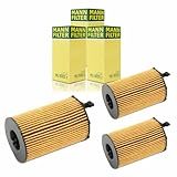 3 filtros de aceite HU8005Z compatibles con A4 8K2 B8 3.0L 2011-2015 A5 8T3 3.0L 2011-2017 A6 4G2 C7 3.0L 2010-2019 A6 4G2 C7 4GC 3.0L 2010-2019 .0L 20 13-2019 A6 Allroad 4GH 4GJ 3.0L