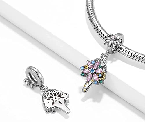 Abalorio de paloma en plata 925 compatible con pulsera europea para mujer 4