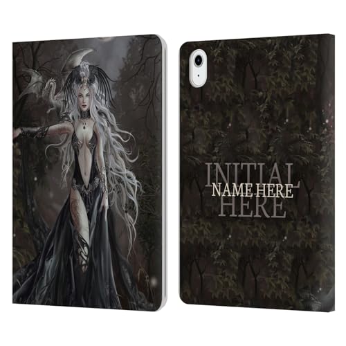 Étui portefeuille iPad Air 11 Nene Thomas personnalisé en cuir avec dragon