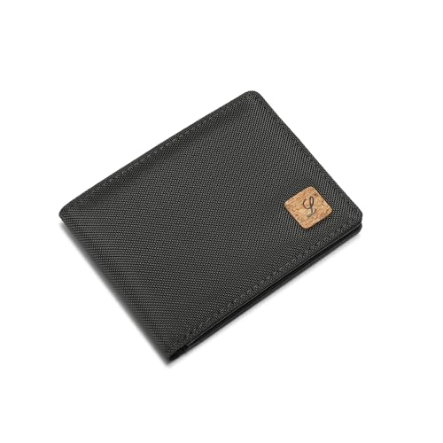 Image of Lanyani Minimalist Fabric Wallet Bifold RFID Blocking