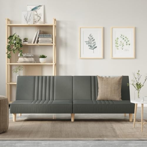 INLIFE Schlafsofa Dunkelgrau Stoff,24,8 KG,351882 INLIFE Schlafsofa Dunkelgrau Stoff,24,8 KG,351882