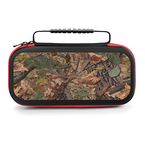 AoHanan Switch Carrying Case Hunting Camo Switch Game Case with 20 Games Cartridges Hard Shell Travel Protection Storage Case for Console & Accessories