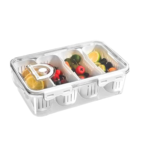 Boîte à collations avec compartiments et couvercle pour apéritif - 7