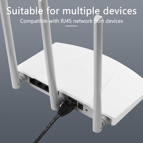 SinLoon Cat6 Ethernet Cable with On/Off Switch High Speed RJ45 Male to Female Extension Cable with 304 Switch Cat6 Internet Network Cable,1M 3.3FT (Male to Female) - Image 7