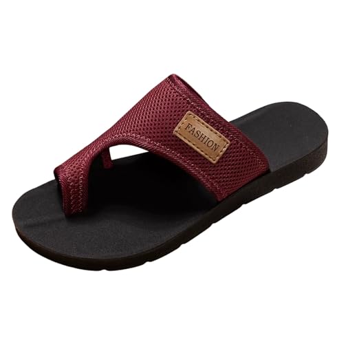 Sandales d'extérieur pour femme d'été tongs confortables noires