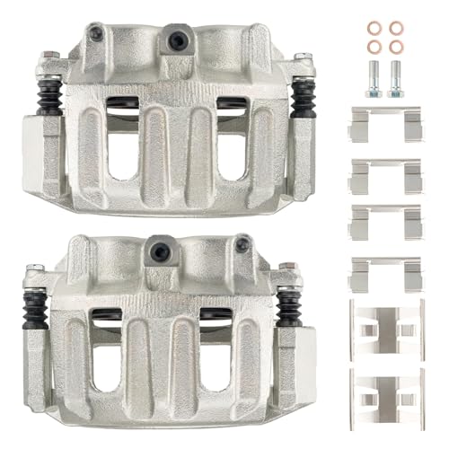 Image of KAX Disc Brake Caliper Assembly Fit for Ford F-150 1999-2003, Ford F-150 Heritage 2004, Lincoln Blackwood 2002, Front Left and Right Side, 18B4750+18B4751 Brake Caliper