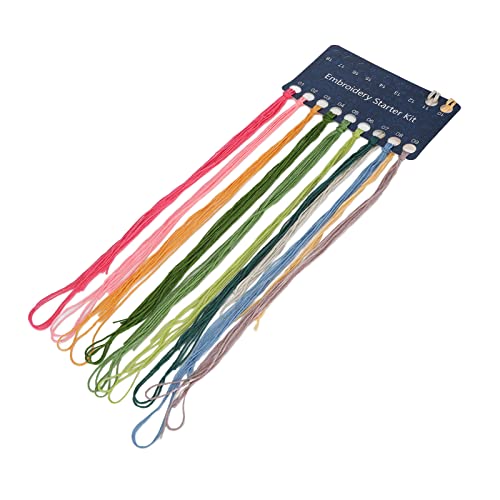 Kit de bordado, kits de bordado à mão leve e portátil fácil Simples para atividades ao ar livre para