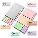 Hommie Sticky Notes Set, Divider Sticky Notes 410 Packs Planner Sticky Note Dividers Tabs for School Office Supplies, Book Notes,Bible Sticky Notes,Back to School Supplies