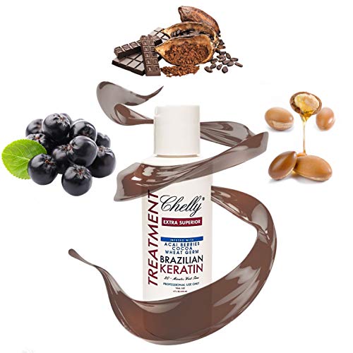 Chelly EXTRA SUPERIOR Brazilian Keratin Infused with ACAI BERRIES COCOA WHEAT GERM