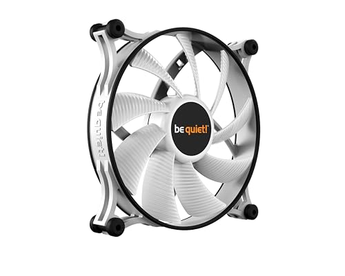 be quiet! Ventilateur Shadow Wings 2 140mm blanc, vitesse maximale élevée, vitesse minimale faible, cadre de ventilateur optimisé, pression d'air...