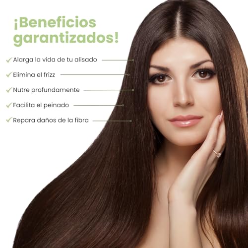 Kit Champu sin sulfatos ni parabenos con mascarilla pelo reparadora y crema protectora - Postalisado Organico Vegano Profesional para tratamiento hidratante y Reparador - Anti Frizz, Nutritivo y Suave - imagen 4