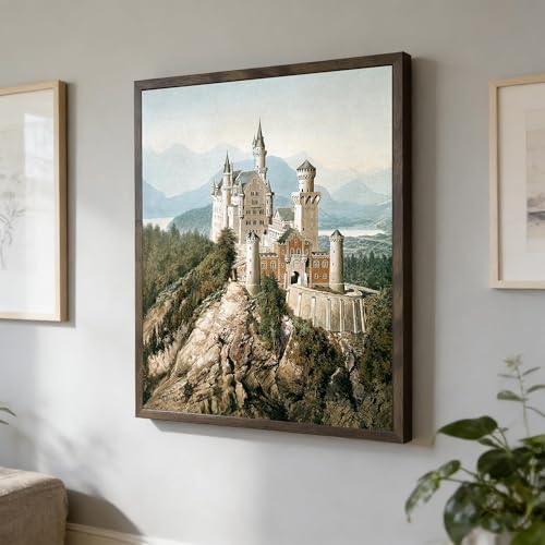 Image of Canvas Frames for 14 inchx18 inchPaintings with 0.6 inch~0.9 inch Deep Dark brown