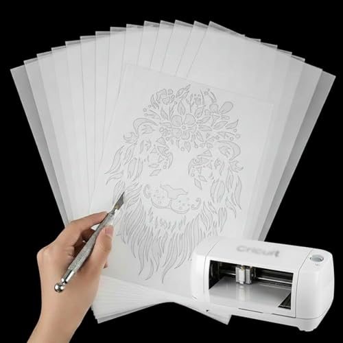 Frienda - Frienda 24 Sheets Blank Stencil Plastic Making Sheet Milky Translucent Pet Template Stencil Material for DIY Crafts Gift(10 Mil, 12 x 24 Inch)