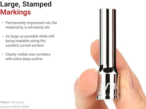 Image of TEKTON 3 /8 Inch Drive x 7 mm Deep 6-Point Socket | SHD13107
