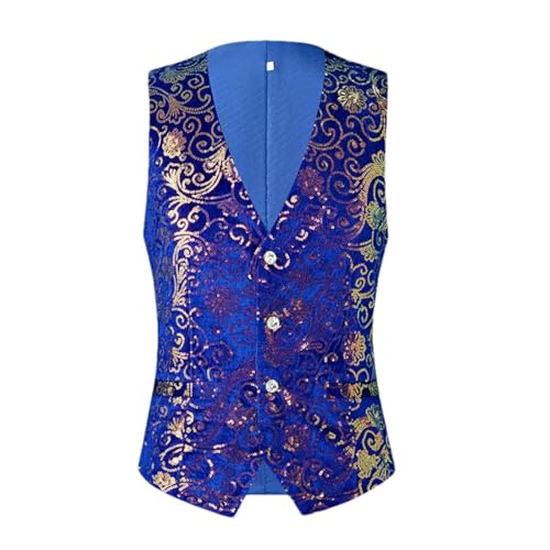 Costume à paillettes pour homme tenue habillée velours contre le style banal