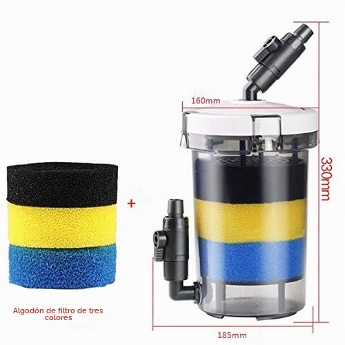 Filtro de acuario extremadamente silencioso externo para acuario, cubo LW-603, filtro de acuario, equipo de césped delantero, tanque de césped silencioso, tubo exterior