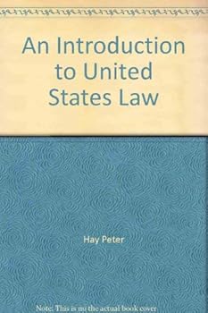 Hardcover An Introduction to United States Law Book