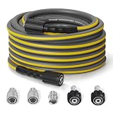 TUTULUCK Flexible Pressure Washer Hose 5...
